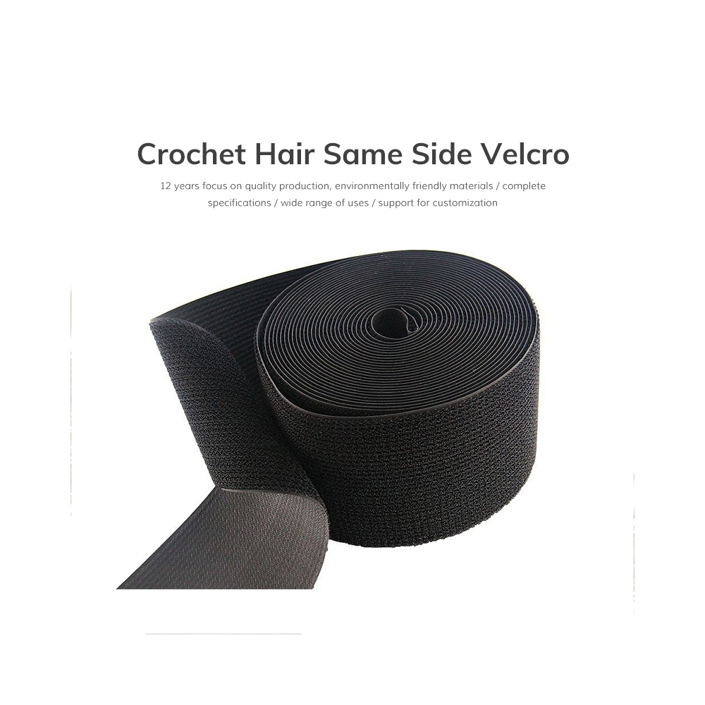Crochet Hair Same Side Velcro