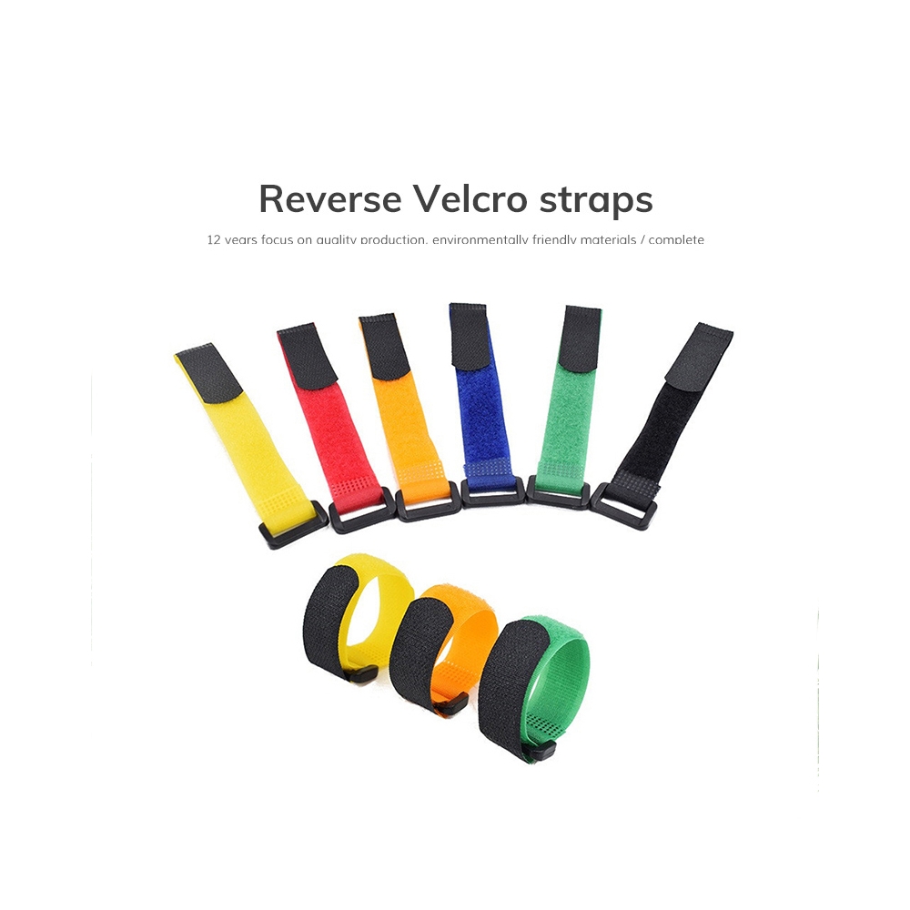 Reverse Velcro straps