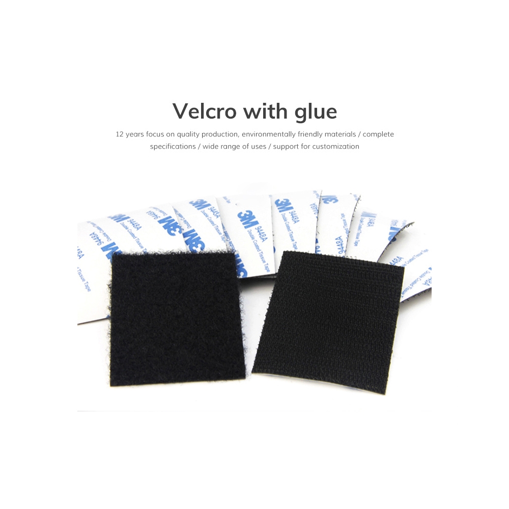Velcro with glue