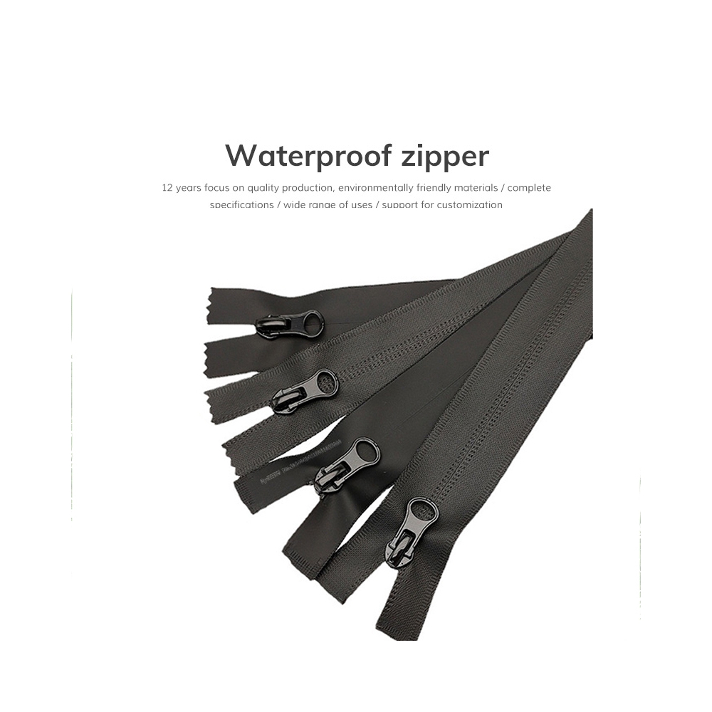 Waterproof zipper