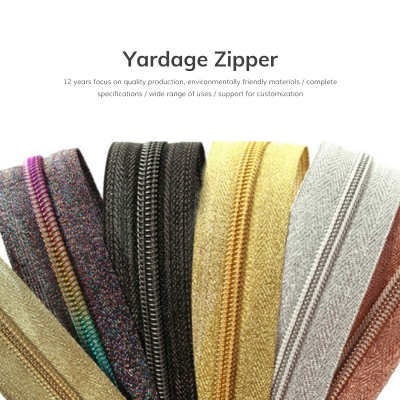 Yardage Zipper