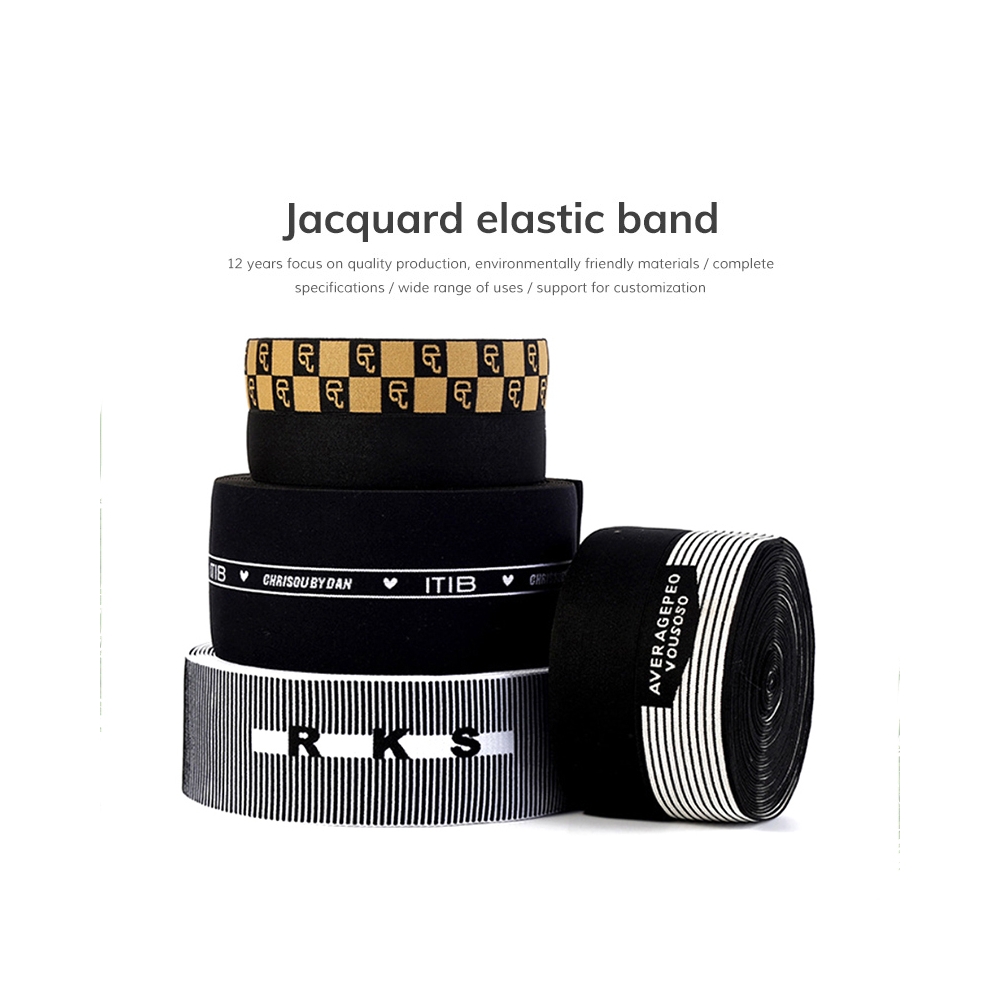 Jacquard elastic band